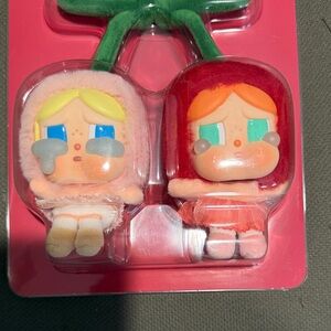 Adorable Plush Doll Set - Pink and Red